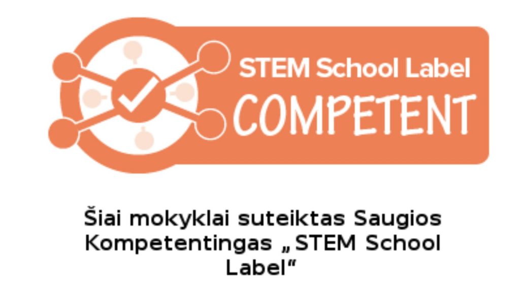 STEM School Label veiklos Santarvės gimnazijoje 2025
