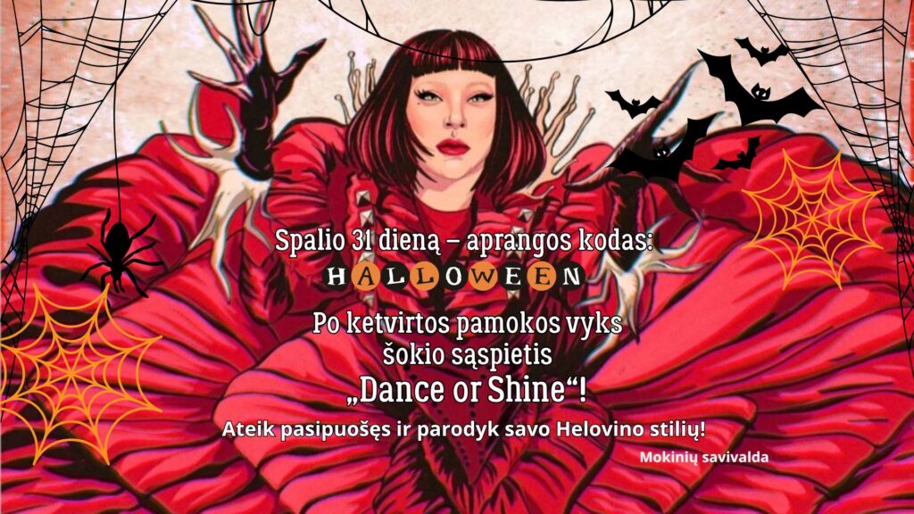 Spalio 31 dieną – aprangos kodas: Helovinas!