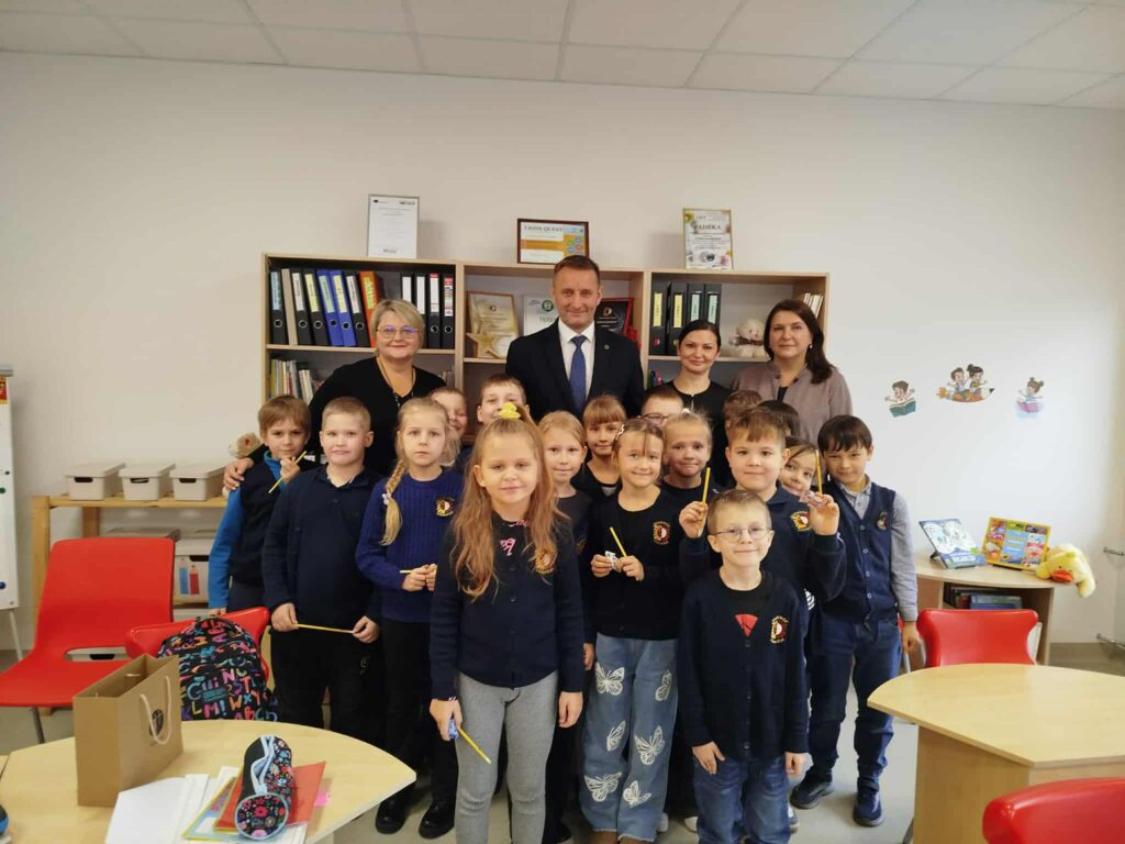 Šiaulių miesto mero vizitas gimnazijoje